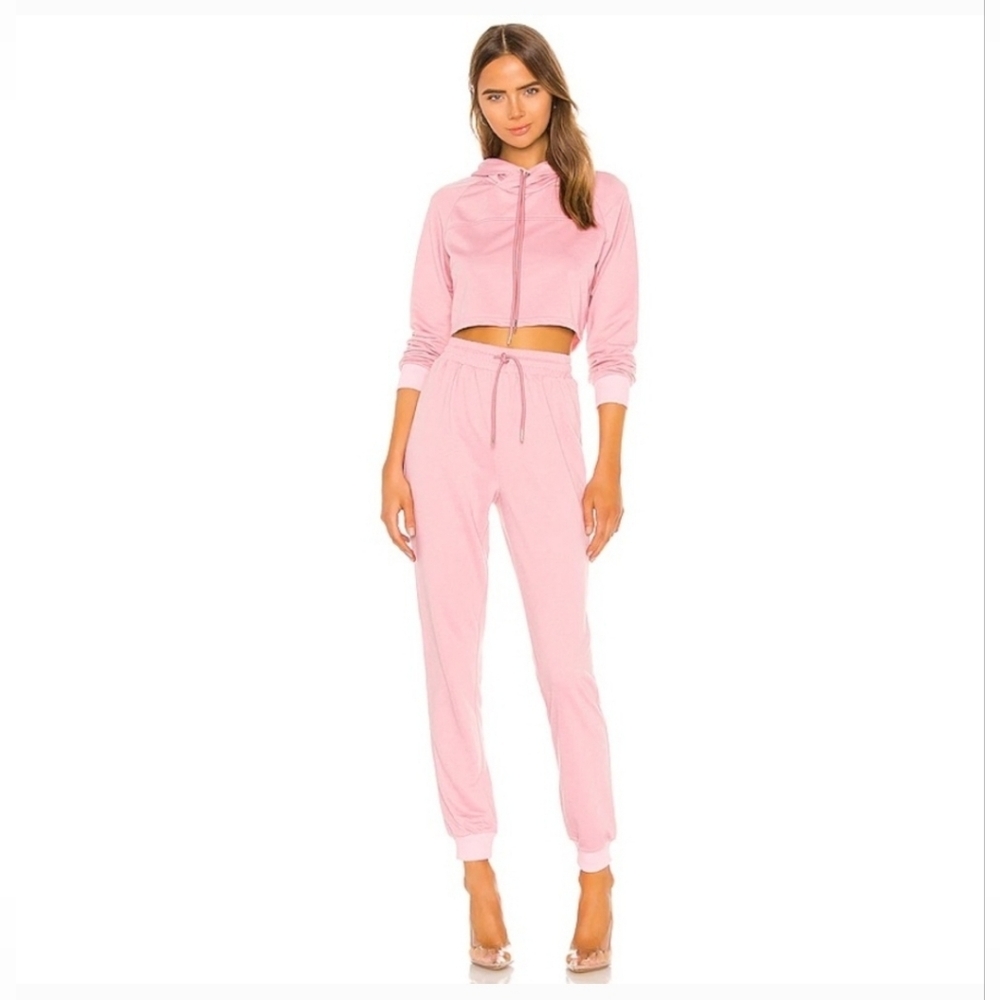 Revolve Superdown Light Pink Jogger Set
